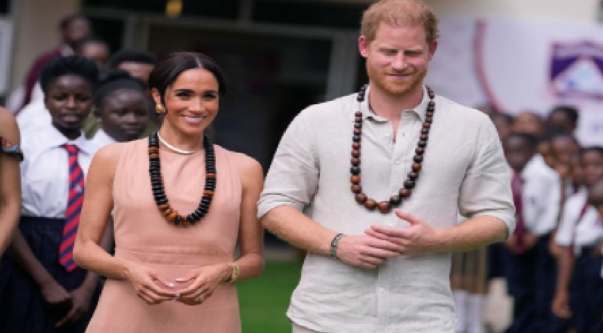 Prince Harry and Meghan in Nigeria